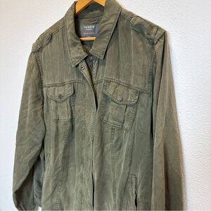 Torrid Utility Jacket in Olive Green